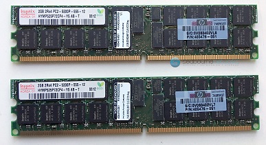 408853-B21 HP 4GB (2x2GB) PC2-5300 SDRAM Kit